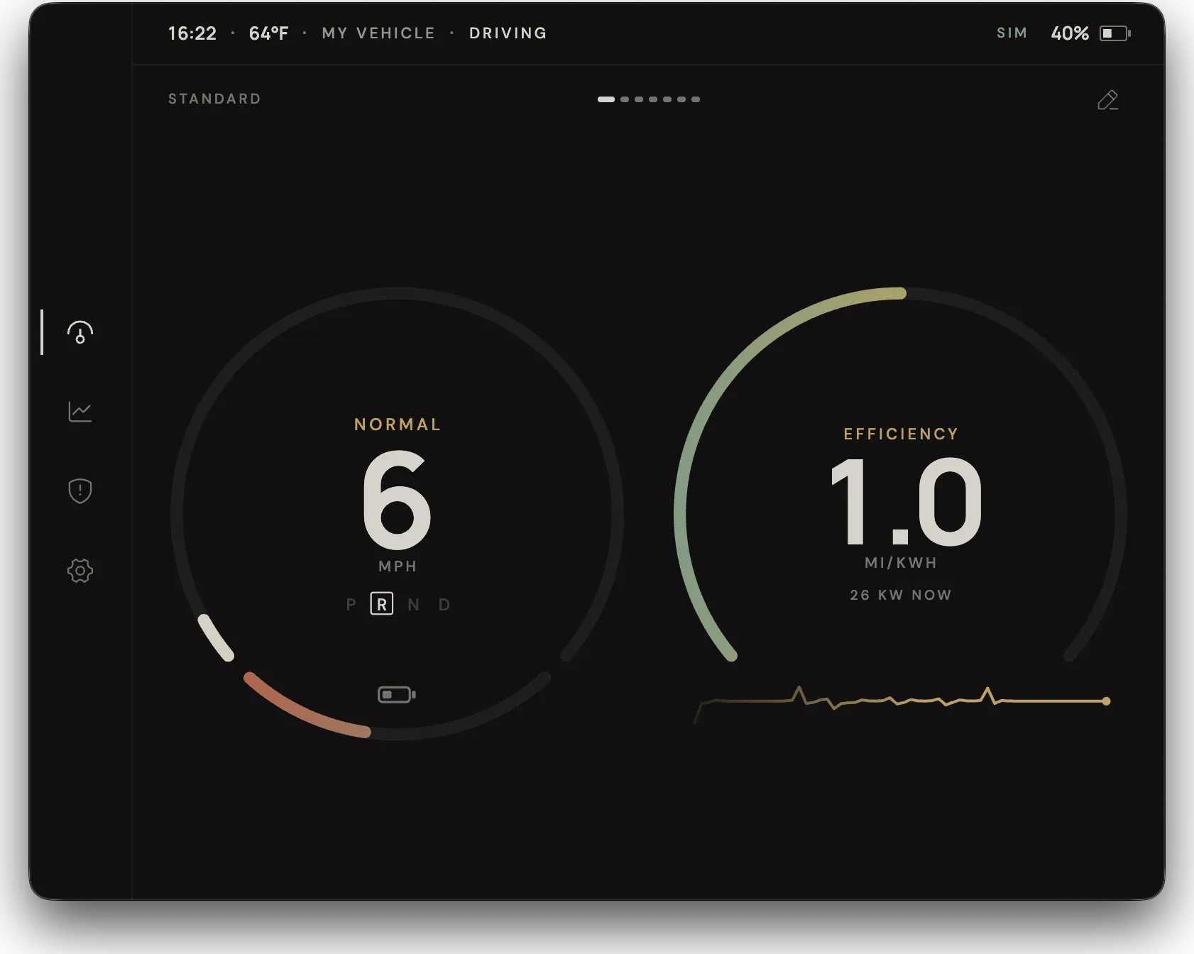 Mojave theme, night